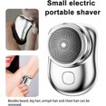thumbnail image 2 of One Afeitadora eléctrica, mini afeitadora eléctrica para hombres, portátil, 2 of 5
