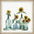 thumbnail image 2 of Marmont Hill Sunflowers in Blue Vase Framed Painting Print-Size:24" x 24", 2 of 6