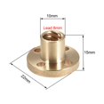 thumbnail image 2 of Tuerca de bronce trapezoidal T8 de 8mm de paso y 2mm de brida para impresora 3D 2Pcs, 2 of 5