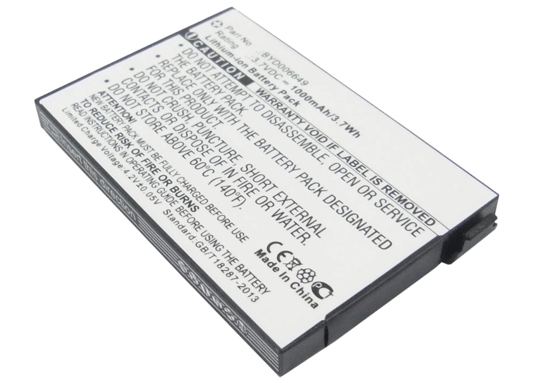 Battery type SKYGOLF CS-ME600SL, 3.7V, 1050mAh, Li-Ion