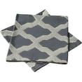 thumbnail image 2 of Home Soft Things Jacquard Throw Pillow Cover and Valance Set - Safi - Charcoal - 56" x 19" / 20" x 20", 2 of 3