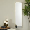 thumbnail image 3 of DecMode 12" x 48" Gold Wall Mirror with Thin Frame, 3 of 12