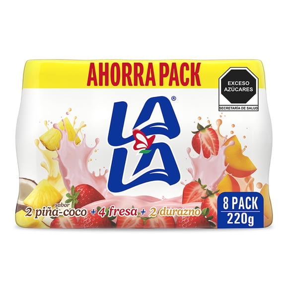 Yoghurt bebible Lala sabores surtidos 8 pack 220 g c/u
