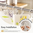 thumbnail image 5 of Shower Curtain Hooks White, 12Pcs Plastic Shower Hooks for Shower Curtain, Double Hook Shower Curtain Hooks Rust Proof Shower Curtain Hangers, 5 of 7