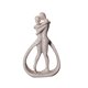 thumbnail image 4 of Figura abstracta de pareja abrazándose Figura de pareja de resina Estatua de abrazo de amantes para Color arenisca, 4 of 9