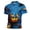 7#Q Blue, variant on Halloween Multi Color Jack O Lantern Breathable Cotton Like Men Short Sleeve Polo Shirt Retro Crack Bat Print Button Lapel Polo Top Daily Golf Holiday Dinner Outdoor Men Polo Blouse Black M