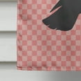 thumbnail image 4 of Caroline's Treasures BB7947CHF Budapest Highflyer Pigeon Pink Check Flag Canvas House Size , Large, multicolor, 4 of 4