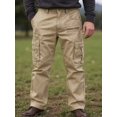 thumbnail image 4 of TRGPSG Men's Casual Cargo Pants with 8 Pockets Cotton Work Pants(No Belt), 4 of 5