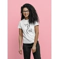 thumbnail image 2 of Be Kind Heart Cute Inspirational Quote Women T-Shirt, Female Large, 2 of 4