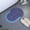 Blue, variant on Oggfader 24in x 16in Bathroom Mats Round Bathroom Crystal Velvet Floor Mats Bathroom Carpet Door Mats Bathroom Non-slip Mats Bathroom Toilet Floor Mats Gray