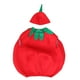 thumbnail image 1 of 1 conjunto de disfraces de tomate para actuación, ropa y sombrero de tela (130-140 cm), 1 of 5