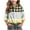 Yellow, variant on Jgppe Boys Girls Dress Shirts Button down Loose Casual Long Sleeve Blouse School Dailywear 3-16 Years