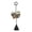 A001- Black, variant on Skull Ornament Resin Skeleton Couple Hanging Bell for Spooky Gothic Halloween Home Decor 1 Piece