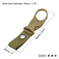 thumbnail image 2 of Botella Colgante Hebilla Clip Agua Botella Portador Anillo Soporte para Mochila Cinturón Exterior Campamento, Senderismo, Negro, Verde, Caqui Paquete de 3, 2 of 6