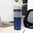 thumbnail image 4 of Termo de Acero Inoxidable 450 ml Doble Pared Steiner Diseño Moderno con Fajilla de Silicón, Azul, 4 of 7