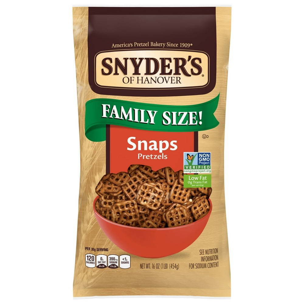 Snyder's of Hanover Pretzel Snaps, 16 oz Bag