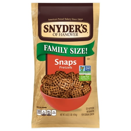 Snyder's Pretzel Snaps, 16 Ounce Bag