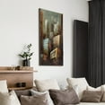 thumbnail image 3 of Empire Art Direct 'Gray Arquitecture 2' Painting Print on Metal, 3 of 7