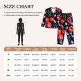 thumbnail image 4 of Balery Variety Of Fruits And Berries Conjunto de Pijama con Estampado para Mujer, Conjunto de Dos Piezas con Manga Larga, Ropa de Dormir Suave con Bolsillos, Pijamas Cómodos-Small, 4 of 7