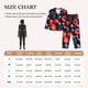 thumbnail image 4 of Balery Variety Of Fruits And Berries Conjunto de Pijama con Estampado para Mujer, Conjunto de Dos Piezas con Manga Larga, Ropa de Dormir Suave con Bolsillos, Pijamas Cómodos-Large, 4 of 7