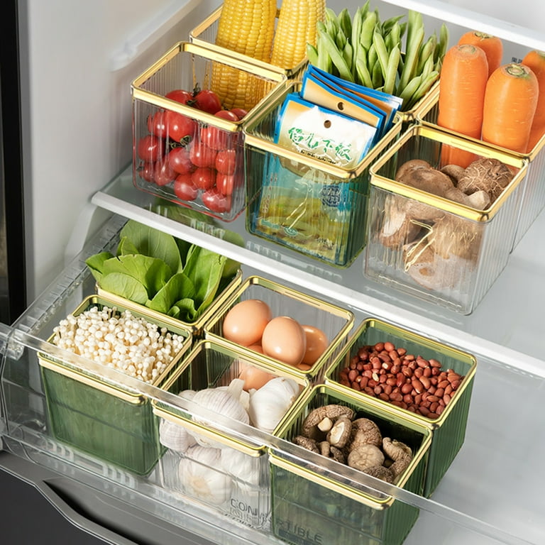 Refrigerator Storage Box, Food Vegetable Fruit Storage Box, Fridge