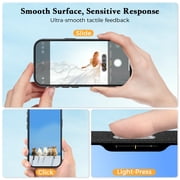 Genuine Leather Case for iPhone 17 Pro (6.3 inch),Premium Litchi Grain Cowhide Cover,2025 New Shockproof & Slim Protective Case with Soft Microfiber Lining,White Fit for MagSafe