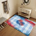 Red Firework Recipes Washable Area Rugs 3x5 FT Patriotic 250 Rugs for Living Room Non-Slip ...