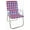 Patriot, variant on SEEKOL Folding Aluminum Outdoor Patio Lawn Chair | Heavy-Duty Webbed Chairs for Camping, Sports, Beach, Yard & Tailgating | Lightweight Portable | Classic - Florida Theme