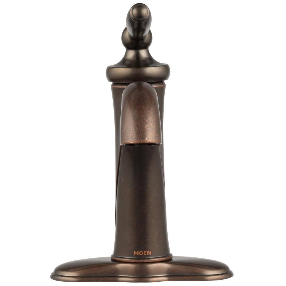 Moen 6600ORB Rubbed Bronze one-handle bathroom faucet