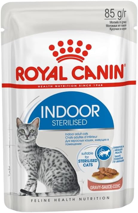 Royal Canin Sterilised Cat Wet Food in Gravy 12x85g