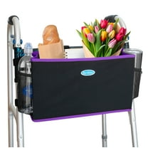 Top Glides Fabric Walker Basket (Purple)