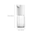 thumbnail image 2 of Shisuyan Wall-mount Automatic Liquid Soap Dispenser Hand Sanitizer Dispenser White ABS 1Set, 2 of 9