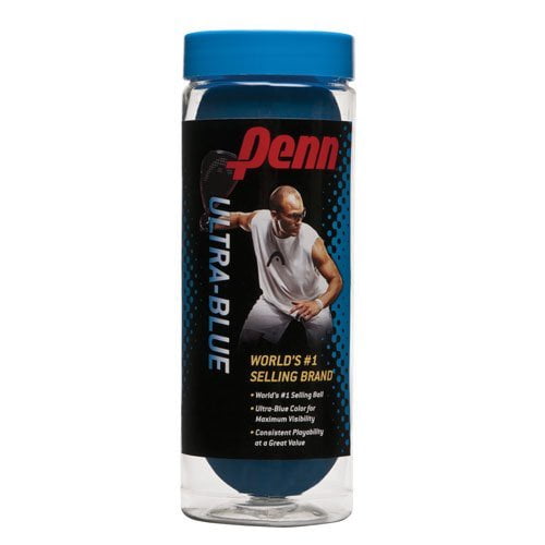 Penn 1238976 Ultra Blue Racquetballs Jug 12 Pieces for sale online 