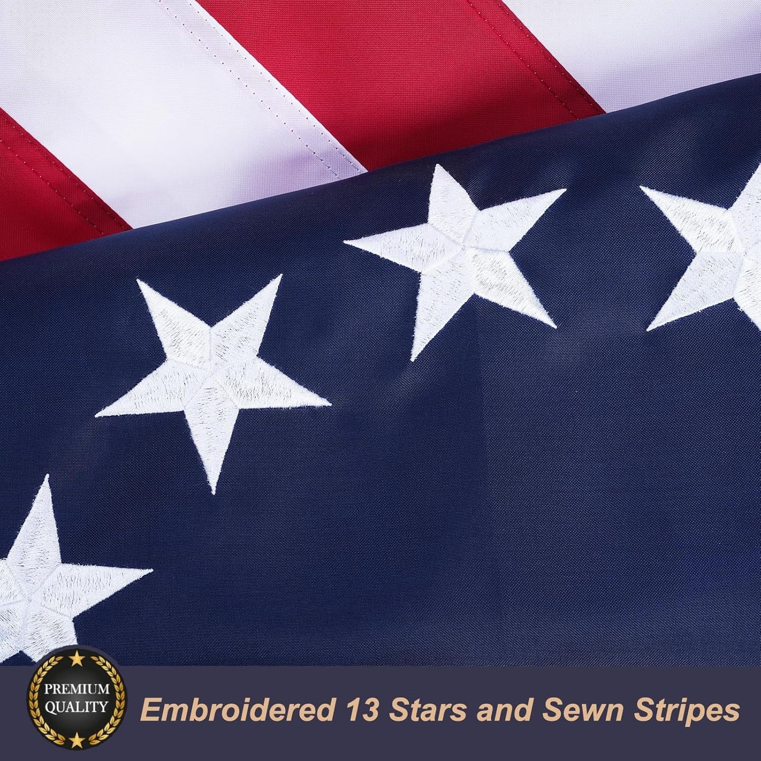 Lanola Betsy Ross Flag 3x5 Feet Embroidered 13 Star American Flags for 250th Anniversary Heavy Duty Outdoor Colonies Banner for Outside