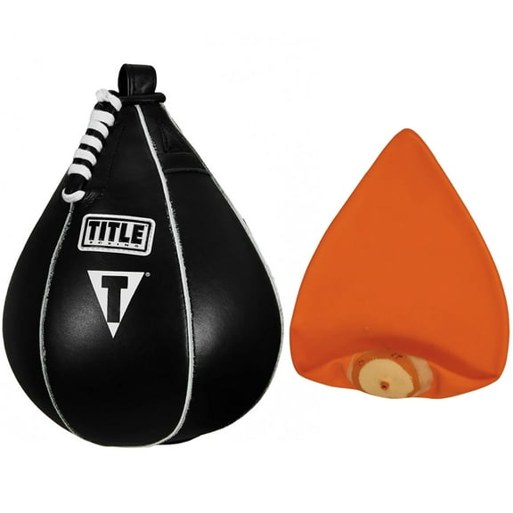 Title Boxing Leather Speed Bag and Bladder - Medium