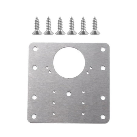 

1 Set Stainless Steel Hinge Repair Brackets Cabinet Repair Bracket Furniture Door Repair Plate Used Inside and Outside