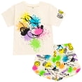 thumbnail image 1 of Conjunto de disfraz de Minnie Mouse de Disney para niñas pequeñas y pantalones cortos, 1 of 6