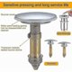thumbnail image 4 of Chrome Plated Brass Pop-Up Drain Stopper for Bathroom and Kitchen Sinks, 66mm Click-Clack Design, 4 of 5