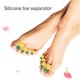 thumbnail image 3 of 8 separadores de silicona para dedos de los pies, herramientas de pedicura para pulir (bolsa de piña) Ndcxsfigh Cuidado Belleza, 3 of 9