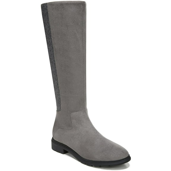 Dr. Scholl's Shoes Womens New Start Faux Suede Wool Blend Knee-High Boots