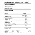 thumbnail image 3 of Just Organik Organic Basmati Rice  2 lbs PureHarvest Organic Long Grain Basmati Rice - Sustainably Grown, Nutrient-Rich 2lbs, 3 of 4