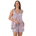 thumbnail image 4 of Secret Treasures Women’s Sleepwear 2-Piece Knit Tank and Shorty Boxer Pajama Set, XS-3X, 4 of 7
