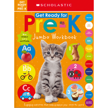 SCHOLASTIC: Get Ready for Pre-K Jumbo Workbook: Scholastic Early Learners (Jumbo Workbook) (Paperback)