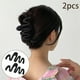 thumbnail image 2 of 2 piezas de pinzas para el pelo grandes con forma de ola, pinzas para el pelo de mujer, 2 of 6