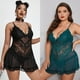 thumbnail image 3 of Lencería sexy de talla grande, sexy, con escote en V profundo, tentación abierta, camisón de coqueteo, lencería íntima sexy, 3 of 6