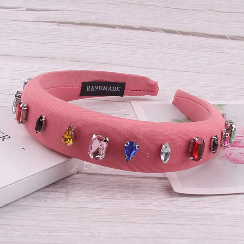 Kaboer Individual New Fashion Diamond Thick Sponge Hairbands Prom