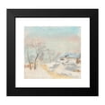 thumbnail image 2 of Ladislav Mednyánszky 16x15 Black Modern Framed Museum Art Print Titled - Winter Landscape (1875-1885), 2 of 5