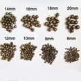 thumbnail image 2 of 50/20/10/5pcs Accseeories Multifunctional Multiscale Pet Collar Pendant Bronze Metal Jingle Bells Christmas Tree Decorations Festival Party Decoration DIYCrafts Accessories 25MM 5PCS, 2 of 8
