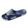 thumbnail image 3 of ibiyuan House Slippers For Men Women Unisex Couple Summer Slides Slip On Comfortable Non Slip Indoor Outdoor Bathroom Beach Slippers, 3 of 5