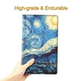 thumbnail image 2 of Fintie Server Book Organizer with Zipper Pocket, PU Leather Restaurant Guest Check Presenters Card Holder for Waitress Waiter Bartender, Starry Night, 2 of 7